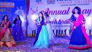 ANNUAL DAY CELEBRATIONS NARAYANA JUNIOR COLLEGE NIZAMABAD SR N120 VARSHITHA GROUP DANCE [upl. by Naji797]