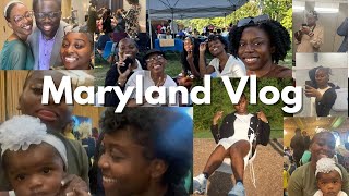 S1E1 MARYLAND VLOG  Wedding BBQ and More  Esther R [upl. by Leonsis]