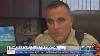 Shafter PD Chief Zimmerman steps down after extended leave [upl. by Cordey]