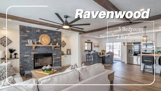 quotThis Manufactured Home has Garage Doorsquot The Ravenwood by Winston Homebuilders [upl. by Vala]