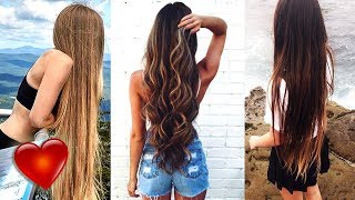 Extremely Long Hair Bun Drop  Super Long Hair Girls on Instagram 🍧 3 [upl. by Tyika]