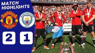 Man United vs Man City HIGHLIGHTS 21 Garnacho Kobbie Mainoo GOAL vs Man City  FA Cup Final [upl. by Malamut972]