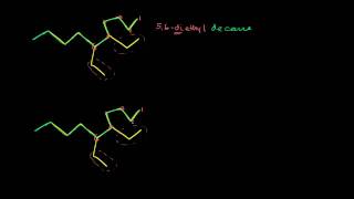 More Organic Chemistry Naming Examples 1 [upl. by Atteuqihc]