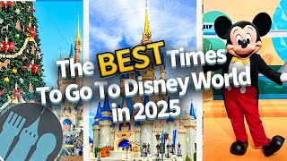 The BEST Times To Go To Disney World in 2025 [upl. by Yetac]