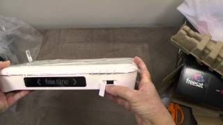 Humax White HD Satellite Recorder unboxed [upl. by Aciria]