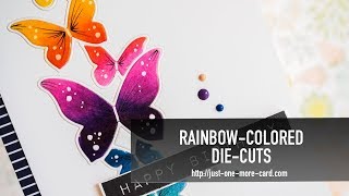 Rainbow Colored Die Cuts [upl. by Ablem295]