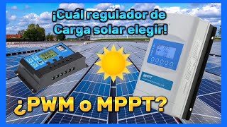 MPPT vs PWM Diferencias entre controladores ☀️ Regulador Solar ☀️ [upl. by Urian]