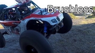 FTX Outlaw Brushed to Brushless upgrade GoolRC waterproof system [upl. by Odlavso]