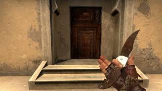 CSGO FALCHION KNIFE RUST COAT BS  BROKEN FANG GLOVES NEEDLE POINT FN  SKIN SHOWCASE [upl. by Asiela]