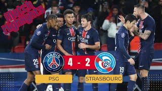 PSG vs Strasbourg  Match Highlights ligue1 efootball2025 [upl. by Petulah]