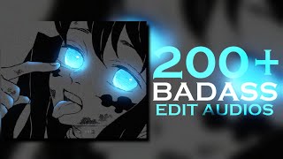 200 badass edit audios because you need them💖🔥 [upl. by Yurik428]