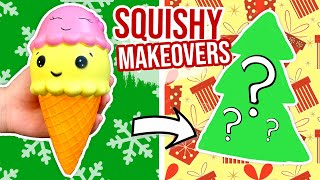 SQUISHY MAKEOVERS  Christmas Edition [upl. by Aicilaanna]