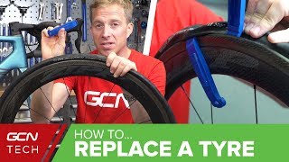 How To Change A Tyre On Your Road Bike [upl. by Ennaej]