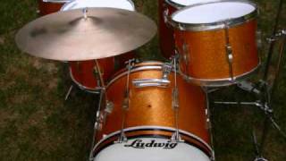 Vintage Ludwig quotClub Datequot Drum Set [upl. by Adrahs]