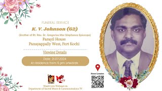 VIEWING OF K V JOHNSON 62 PARAYIL HOUSE FORT KOCHI  210724  DSMC TV [upl. by Elberfeld]