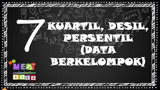 KUARTIL DESIL PERSENTIL DATA BERKELOMPOK [upl. by Edita]