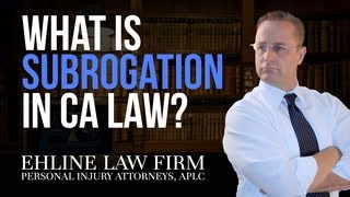 What is subrogation in a civil claim [upl. by Fishbein827]