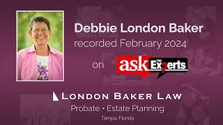 Debbie London Baker on Ask The Experts February 2024 [upl. by Okir]