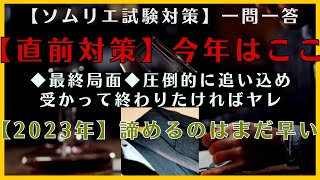 45【2023年】直前対策 一問一答 15倍速推奨 ソムリエ試験対策 ◆独学予測問題 最終章 [upl. by Ellennej285]