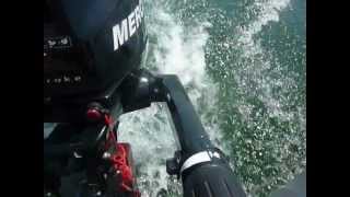 MercuryTohatsu 35hp outboard on CS20 [upl. by Acinehs]