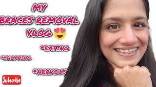 MY BRACES REMOVAL VLOG [upl. by Vedette]