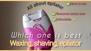 Kemei Epilator Review  Instant Hair Remover✔️💯 beauty [upl. by Daph]