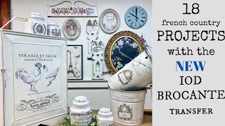 18 Projects with the NEW IOD Brocante Transfer [upl. by Bunnie]