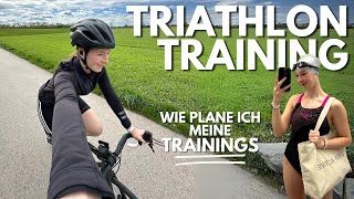 Ich trainiere für meinen ERSTEN Triathlon  Wie ich meine Trainings plane Erstes Koppeltraining [upl. by Ahsilak516]