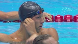 Mens 100m Backstroke SemiFinal 2  London 2012 Olympics [upl. by Anelahs]