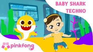 Baby Shark Techno  Baby Shark  Pinkfong Songs for Children  Overtone Kids [upl. by Grati]