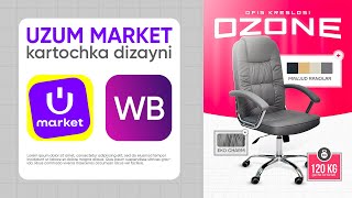 Photoshop dasturida Uzum market uchun infografika dizayni yashash Uzum marketga rasm tayyorlash [upl. by Scibert48]