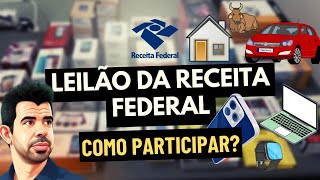 VEJA OS LOTES DE PRODUTOS DISPONÍVEIS NO LEILÃO DA RECEITA FEDERAL [upl. by Kandace]