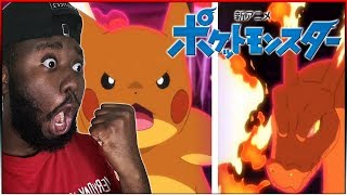 ASH VS LEON Gigantamax Pikachu vs Gigantamax Charizard  Pokémon Journeys Ep 13 REACTION [upl. by Russo]