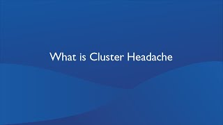 What is cluster headache [upl. by Kinny]