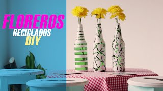 como hacer floreros reciclados  DIY DIEGO DUKE [upl. by Britton]