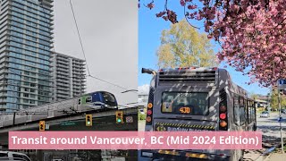 SkyTrain and Buses in Vancouver British Columbia  Mid 2024 Edition [upl. by Marie-Jeanne565]