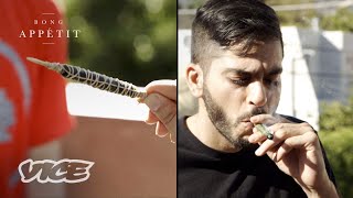 Making the Ultimate SlowBurning Cannabis Cigar  BONG APPETIT [upl. by Eimaraj]