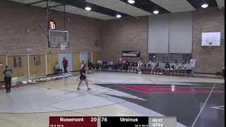 Rosemont Womens Basketball vs Ursinus College [upl. by Lehcin374]