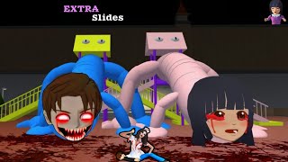 Extra slides ZOMBIE Haunted Yuta dan Mio Becames Zombie 😰 Sakura School Simulator Story 👺 [upl. by Ardnaeel]