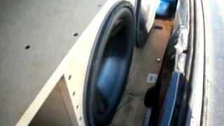 Infinity reference 1260 subwoofers [upl. by Rennug]