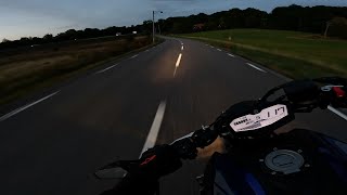 YAMAHA MT07  MIVV GP PRO PURE SOUND  NIGHT RIDE [upl. by Ayekehs190]