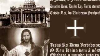 HINO A CRISTO REI Legenda em português [upl. by Acirret]