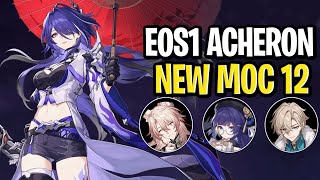 E0S1 Acheron x E0S1 Jiaoqiu  Memory of Chaos Floor 12 3 Stars  Honkai Star Rail 26 [upl. by Notak61]