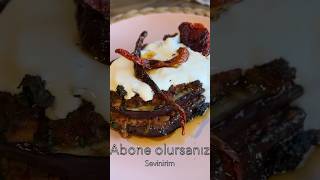 PATLICANI BÖYLE YERMİSİNİZ 🍆ENFES PATLICAN KEBABI  eggplant kebab recipe keşfet shorts [upl. by Laverne766]