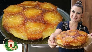 BOLO DE ABACAXI ANANÁS CARAMELIZADO RECEITA DE VÓ  Culinária em Casa [upl. by Drwde]