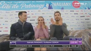 Gabriella PAPADAKIS  Guillaume CIZERON  FRANCE ELITES 2018 FD  December 15 2018  VAUJANY [upl. by Eynttirb]