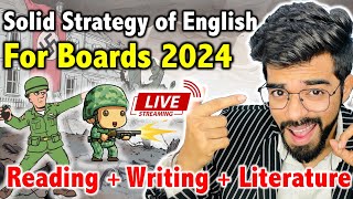 Solid Last 7 days Strategy for English  LIVE Stream  CBSE Class 12th [upl. by Jedd]