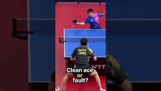 Unbelievable SlowMotion Table Tennis Serve TableTennis PingPong TableTennisServe [upl. by Beitris]