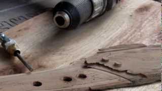 DIY wood plug tool for screws or smaller wooden ear plugs [upl. by Nyliak]