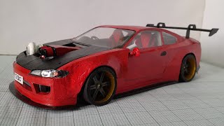 Custom 118 scale build 2002 Silvia s15 V8 single turbo [upl. by Donaghue36]